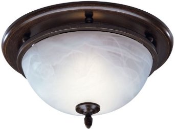 Broan 754RB Decorative Ventilation Fan and Light, Oil Rubbed Bronze 