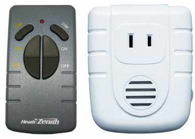 Heath Zenith SL-6008-WH-A Wireless Command Remote Control Lamp Set 